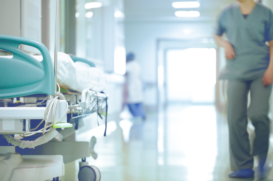 a hospital hallway